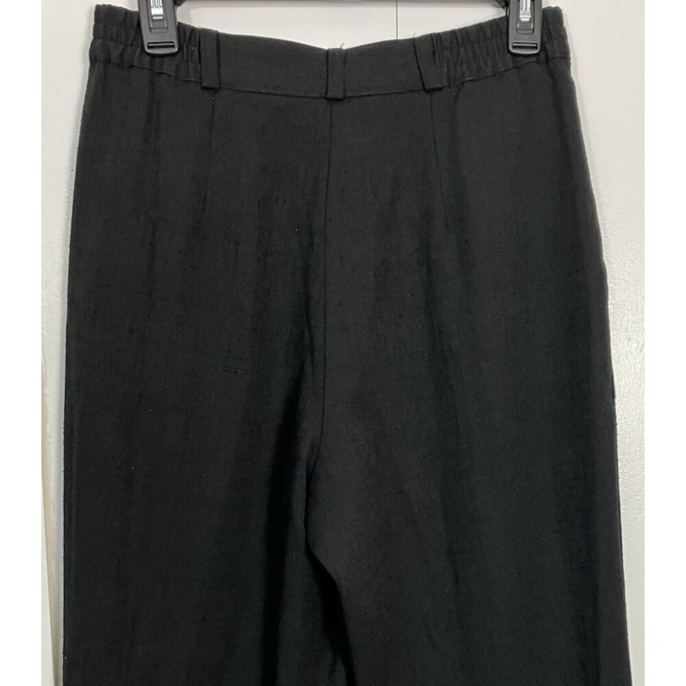 Briggs Petite Womens Pleated Black Dress Pants Size 10 - Picture 5 of 7